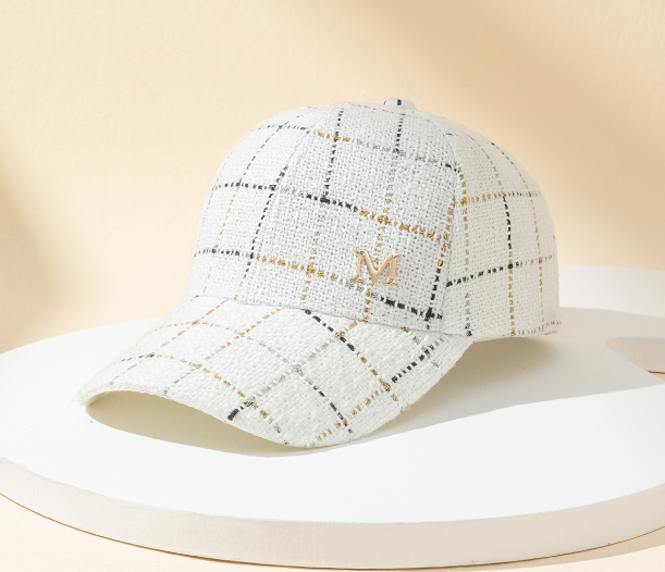 The MM Plaid Cap — Monogram