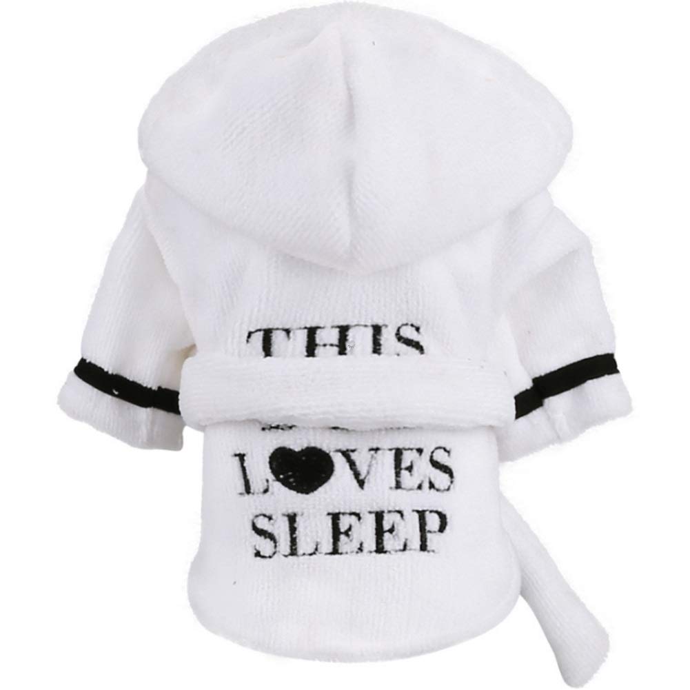 The MM Pet Robe — Blanc