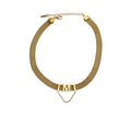 The MM Monogram Necklace — Geometric