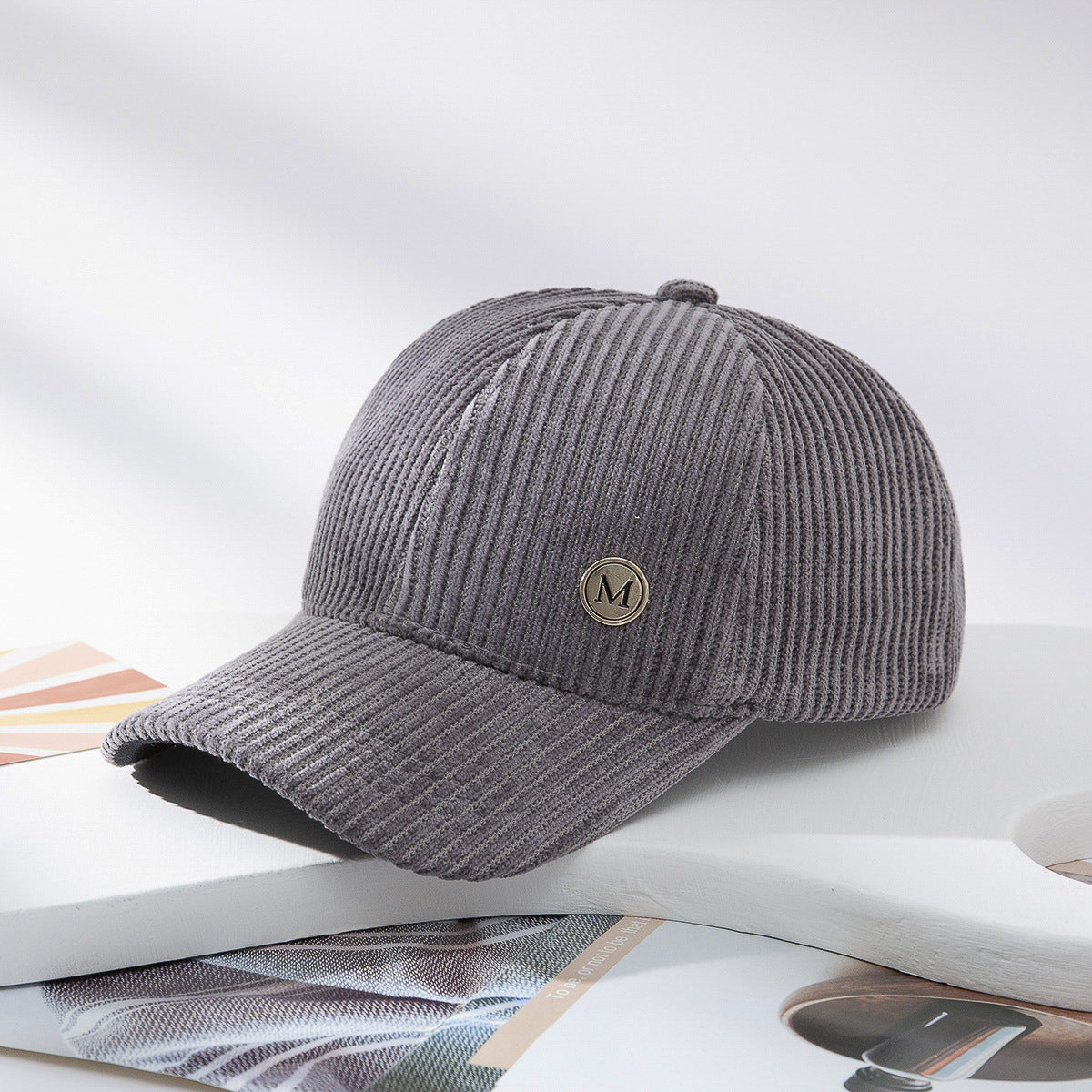The MM Corduroy Cap — Metal Monogram