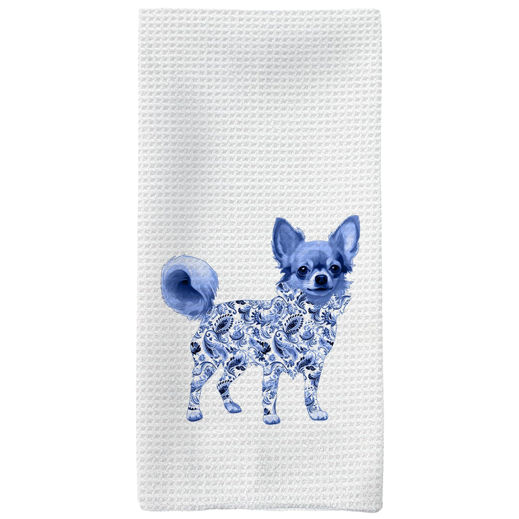 The MM Chinoiserie Kitchen Towels — Chihuahua