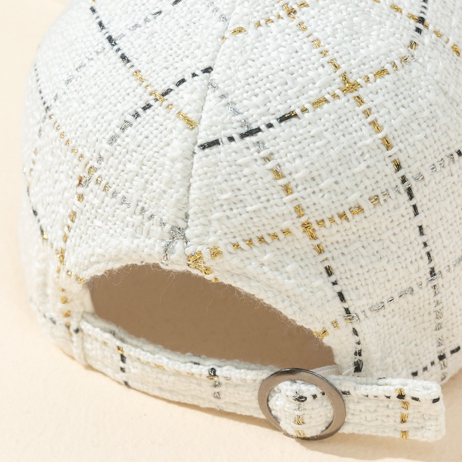 The MM Plaid Cap — Monogram