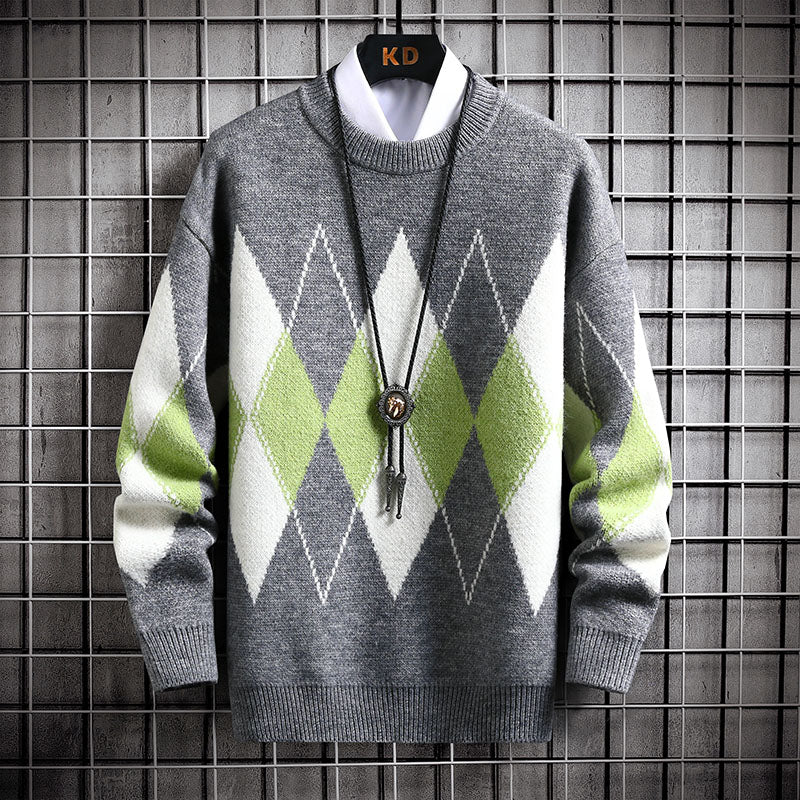The MM |Signature Harlequin Plaid Knit My Fiance|Top