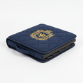 MM Monogrammed Stadium Seat Cushion – Navy & Gold