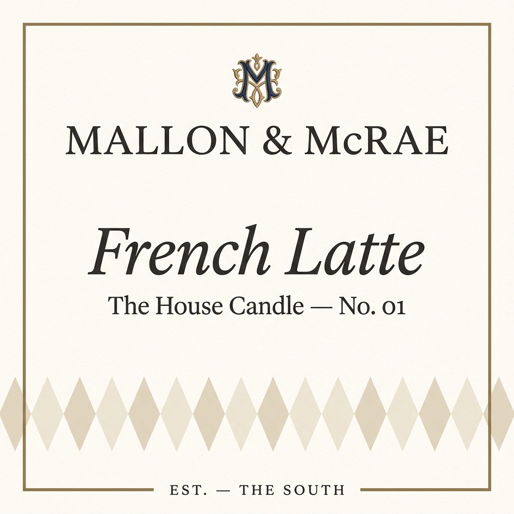 French Latte – The House Candle No. 01 Label